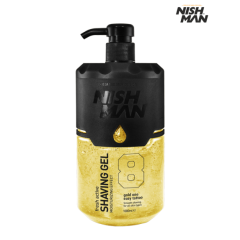 Гель для бритья Nishman Shaving Gel Gold One Easy Tattoo 08